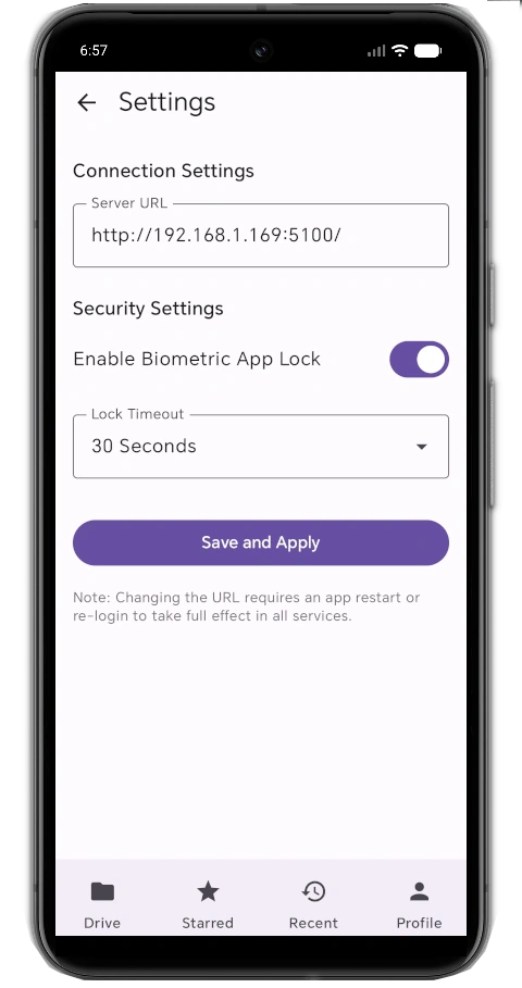 Caratteristiche dell'app mobile